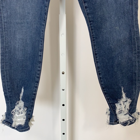 PARKER SMITH Ava Crop Skinny Jeans Blue Size 26 - Picture 5 of 13